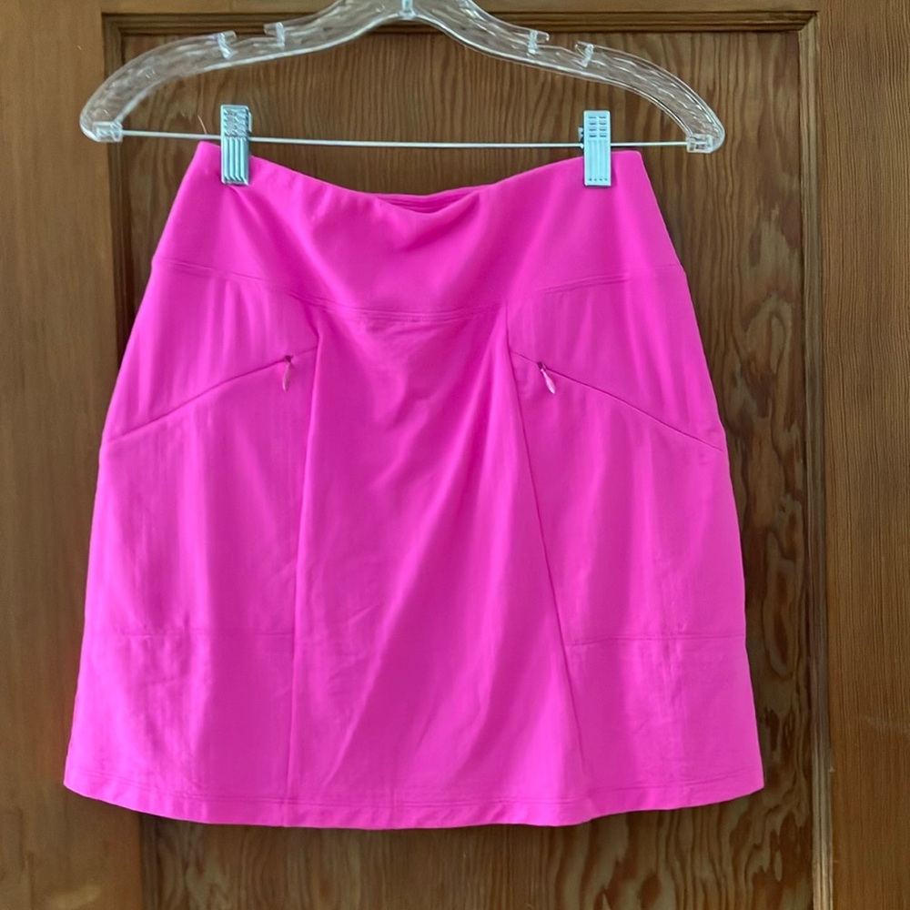 Pink A-Line Mini Skort for Casual Wear